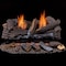 Duluth Forge Ventless Dual Fuel Log Set - 24 In. Split Red Oak, 33,000 Btu, T-Stat DLS-24T-1 - alternate 8